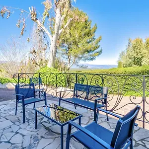 Appartement Spacieux Appartement, Jardin Et Piscine Prive, Vallauris